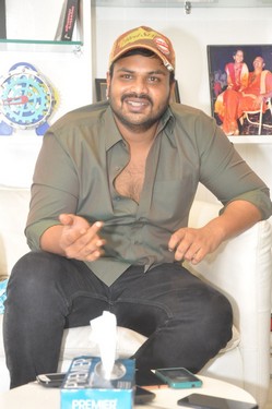 Manoj Interview Stills at Attack Movie